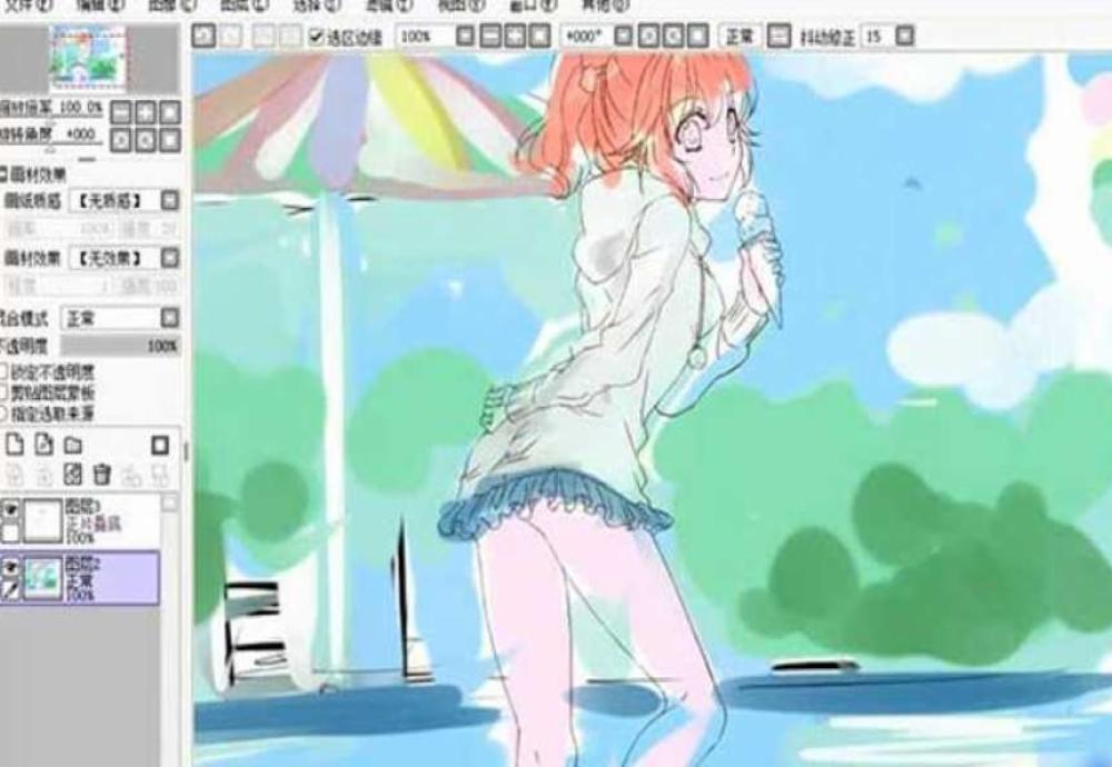 二次元动漫人物厚涂漫画绘画视频教程