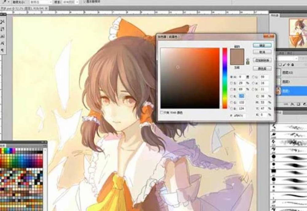 SAI日系厚涂绘画板绘全套视频教程