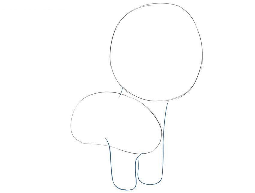 如何画一只简单的狗图片