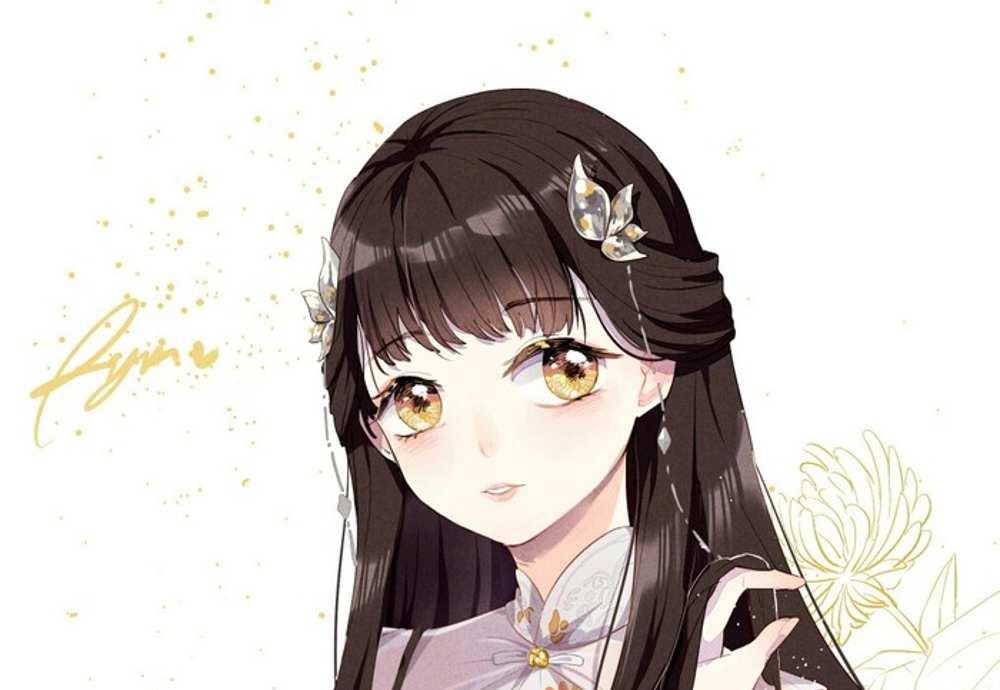 怎样画古风美少女的发型？发型的画法