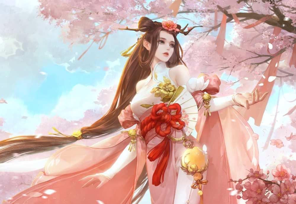 古风人物服装的画法