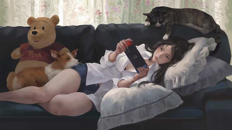画师GTZ taejune高清绘画视频教程 附带作品集笔刷预设等资源