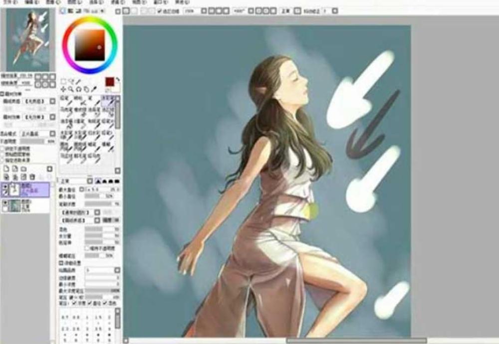 SAI绘画古风插画漫画12节全套视频教程