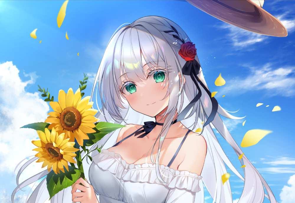 画师米山舞动漫插画绘画视频教程 附带作品集和线稿素材